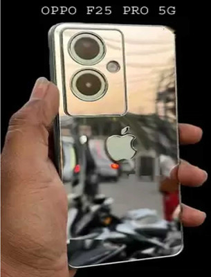 GPTECK OPPO F25 PRO 5G SILVER MIRROR BACK PANNEL Mobile Skin(Silver)