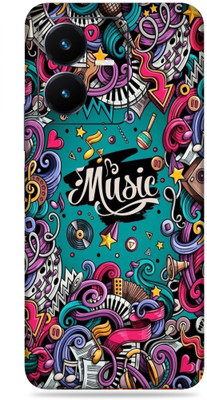 SkinoMania Vivo Y22 Mobile Skin(Multicolor Music Vibes)