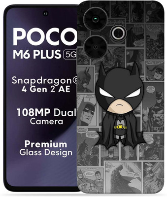 OggyBaba OggyBaba Poco M6 Plus 5g Mobile Skin(Comic-Batman)