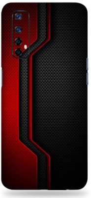 AsSkin Realme 7 Mobile Skin(Red Pattren Skin With High Matte Finish)