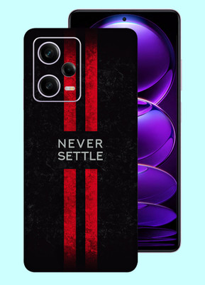 WeCre8 Skin's Xiaomi Redmi Note 12 Pro 5G Mobile Skin(Never Settle Multicolor Mobile Skin)