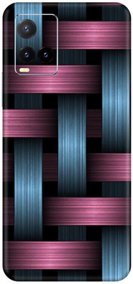 aadia ® VIVO Y33T PRINTED VINYL WRAP DECAL LAMINATION STICKER (MATTE) Mobile Skin(Multicolor)