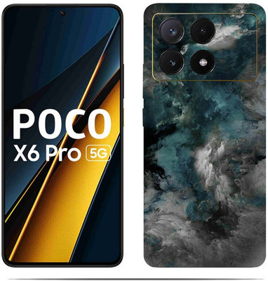 LAMHA POCO X6 PRO 5G Mobile Skin(Ultra Super Blue Cf Skin With HiighQuality MatteFinish_thanksS)