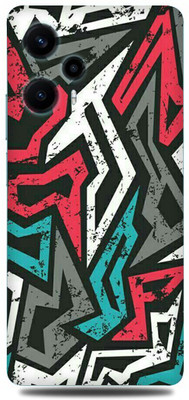 WeCre8 Skin's poco f5 Mobile Skin(Abstract-Mad-Angle Multicolor Skin)