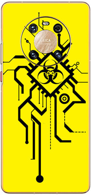 FCS Huawei Mate 40 Printed Back skin Mobile Skin(Orange Tato)