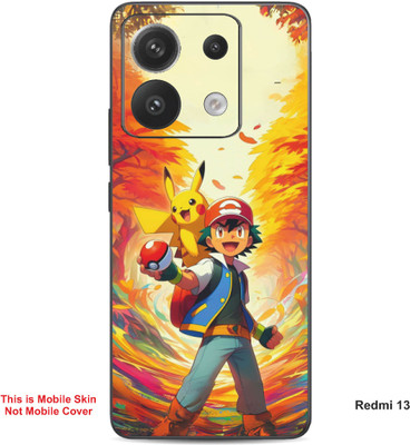 VYBE The Smart Choice Redmi 13 Pokemon Embossed Mobile Skin(Oasis A1)