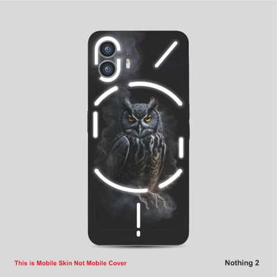 VYBE The Smart Choice Nothing 2 Owl Mobile Skin Mobile Skin(Charcoal Grey 7)