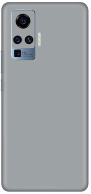 Vcare GadGets Vivo X50 Pro Mobile Skin(Glossy Silver)