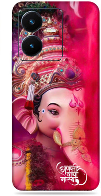 SkinoMania Vivo Y22 Mobile Skin(Multicolor Ganpati)