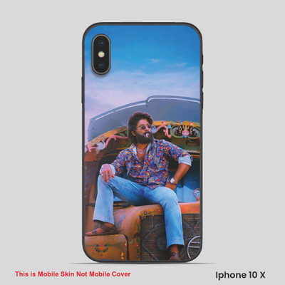 VYBE The Smart Choice iPhone 10X Allu Arjun Mobile Skin(Celestial Blue 1)