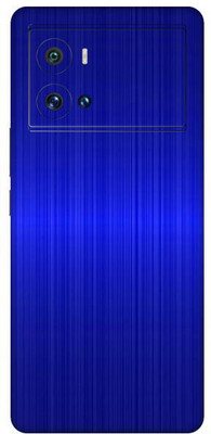 Vcare GadGets Dark Blue Brushed vivo i QOO 9 Pro 5G Mobile Skin(Dark Blue Brushed)