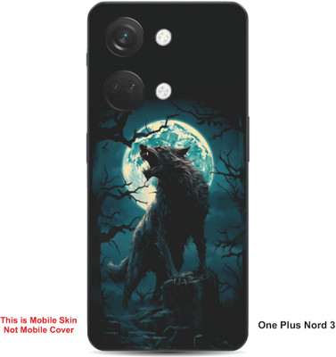 VYBE The Smart Choice One Plus Nord 3 Wolf Embossed Mobile Skin(Dairy Cream 36)