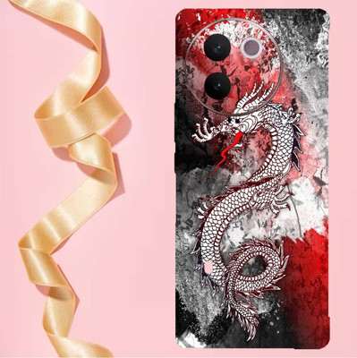 AsSkin Vivo V30e 5G Mobile Skin(White Dragon Skin With Glossy Matte Finish.)