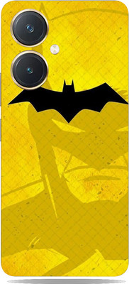 SkinoMania Vivo y27 Mobile Skin(Yellow-batman Multicolor Mobile Skin)