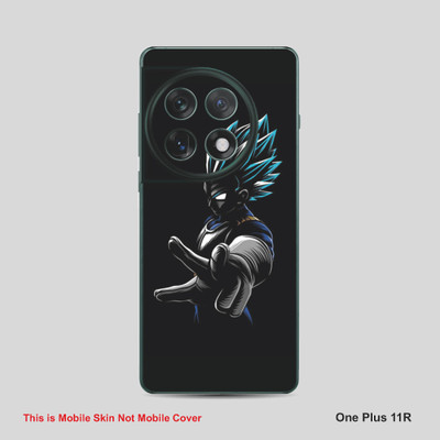 VYBE The Smart Choice One Plus 11R Goku Mobile Skin Mobile Skin(Alabaster Black B5)