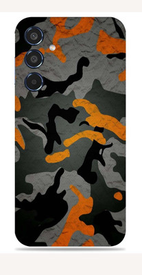 SkinoMania Samsung Galaxy M35 5G Mobile Skin(Camo Orange)