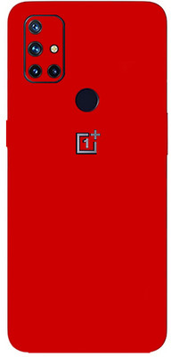 TJ CREATION OnePlus Nord N10 5G Mobile Skin(Ultra Super Red Matte Skin With High Matte Finish.)