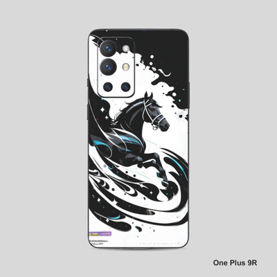 VYBE The Smart Choice One Plus 9R Animal Mobile Skin Mobile Skin(Ceramic, Black 12)