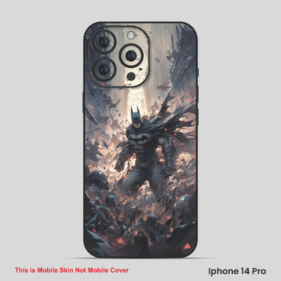 VYBE The Smart Choice iPhone 14 Pro Super Hero Mobile Skin(Charcoal Grey, Off White 7)
