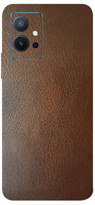 AsSkin Vivo T1 5g, vivo t1 5g, vivo Mobile Skin(Ultra Super Brown Leather With High Matte Finish .Skin..)