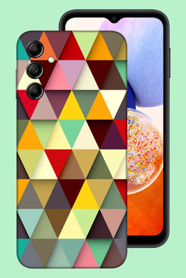 WeCre8 Skin's Samsung Galaxy A14 5G Mobile Skin(Colorful Triangle Multicolor Mobile Skin)