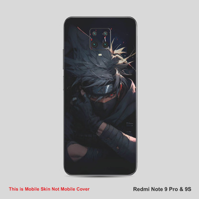 VYBE The Smart Choice Redmi Note 9 Pro & 9S Kakashi Mobile Skin Mobile Skin(Tealish Blue B34)