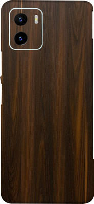 BUGGU Vivo Y15c Mobile Skin(Ultra Super Mahogany Wood Skin With High Matte Finish)