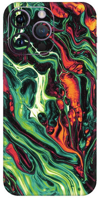 Yuckquee iPhone 14 Pro Max Mobile Skin for Back & Camera Protective - D145 Mobile Skin(OilPaint-145)