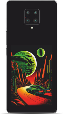 VYBE The Smart Choice Redmi Note 9s Theme Mobile Skin Mobile Skin(Charcol Blue 25)