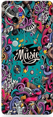 SkinoMania Vivo V40 Pro 5G Premium Vinyl Mobile Skin (Multicolor) Mobile Skin(Music)