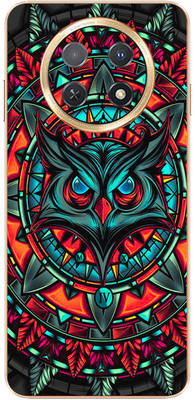FCS Huawei nova Y91 Printed Back skin Mobile Skin(Owls)