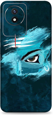 WeCre8 Skin's Vivo Y02 Mobile Skin(Third Eye Multicolor Mobile Skin With Cleaning Wipe)