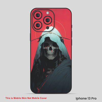 VYBE The Smart Choice iPhone 13 Pro Horror Mobile Skin(Faded Red, Aqua Blue 5)