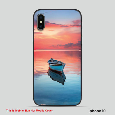 VYBE The Smart Choice iPhone 10 Naturel Mobile Skin(Denim Blue, White 4)