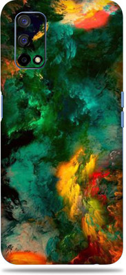 AsSkin Realme Narzo 30 Pro, realme narzo 30 pro Mobile Skin(Ultra Super Rainbow Clouds Matte Finish With High Gloss Finish).)