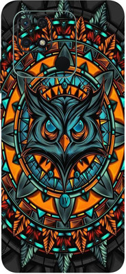 TJ CREATION Xiaomi Redmi 10C Mobile Skin(Ultra Super Mighty Owl Skin With High Matte Finish.)