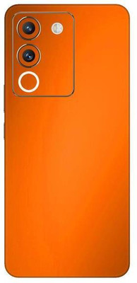 Vcare GadGets Vivo Y200 5G Mobile Skin(Metallic Orange Shining)