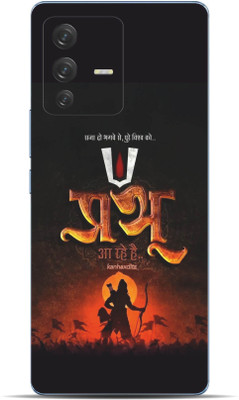 VYBE Vivo V23 Pro Shree Ram Mobile Skin Mobile Skin(Falu Red 32)