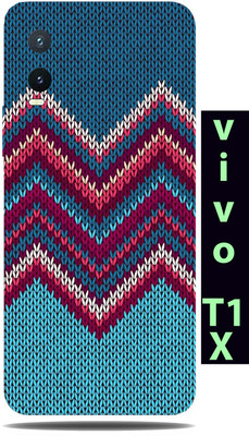 TJ CREATION Vivo T1x Mobile Skin(Ultra Super Wool Design Skin With High Matte Finish.)