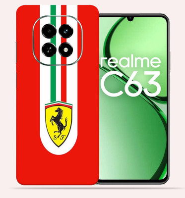 OggyBaba Realme C63 5g Mobile Skin(Red Ferrari)