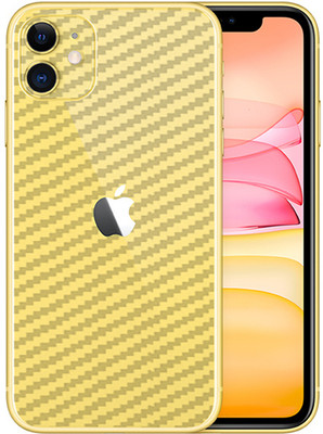 candeal mart Apple iphone 11 carbon fiber 3D back skin / Mobile Skin / Protective film/ guard Mobile Skin(Transparent)