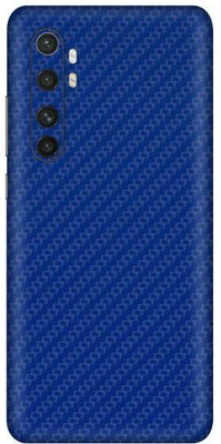 Vcare GadGets Mi Note 10 Lite Mobile Skin(Fiber Carbon Blue)