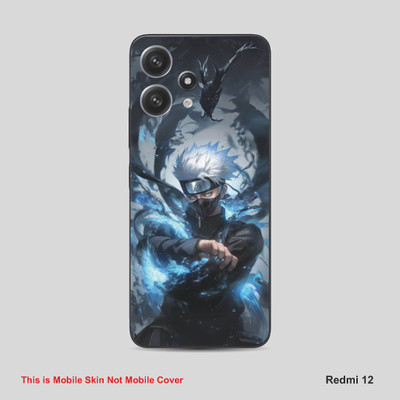 VYBE The Smart Choice Redmi 12 Naruto Mobile Skin Mobile Skin(Light Blue Grey B25)