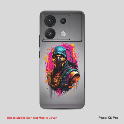 VYBE The Smart Choice Poco X6 Pro Super Hero Mobile Skin(Multy colorA/17)