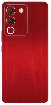 Vcare GadGets Vivo Y200 5G Mobile Skin(Dark Red Brushed)