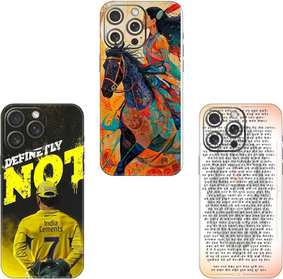 wrap craft IPHONE 13 PRO MAX COMBO (PACK OF 3) Premium Vinyl BACK Mobile Skin(Multicolor)