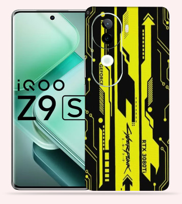 OggyBaba Vivo Iqoo Z9s 5g Mobile Skin(Cyberpunk Yellow Black)