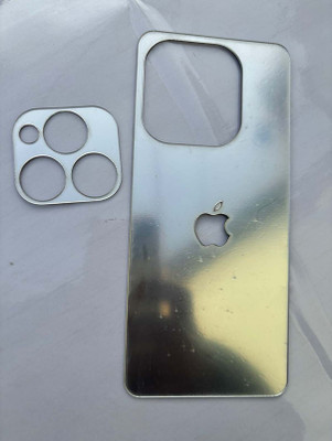 TWUAOP INFINIX SMART 8 5G BACK PANNEL ACRYLIC SHEET Mobile Skin(Silver)