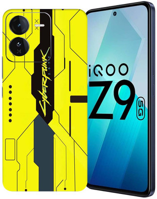 OggyBaba OggyBaba Vivo iqoo Z9 5g Mobile Skin(Cyberpunkh Yellow)