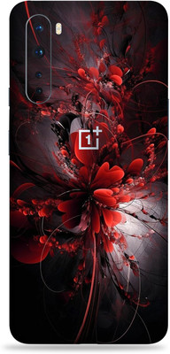 AsSkin OnePlus Nord Mobile Skin(Red Flower Skin With High Matte Finish)